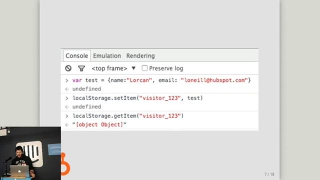 Using LocalStorage to customise the user experience - Lorcan O'Neill смотреть онлайн