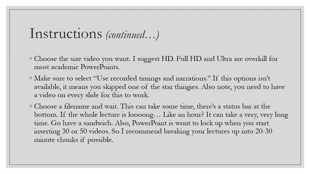 Easy way to combine video & PowerPoint slides for online lecture videos. смотреть онлайн