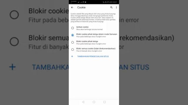 CARA MENGAKTIFKAN COOKIE DI GOOGLE CHROME || PAKE HP ANDROID смотреть онлайн
