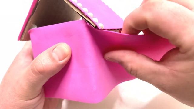 DIY Miniature Cardboard House ❤️ (Craft) My First Bright And Colorful House