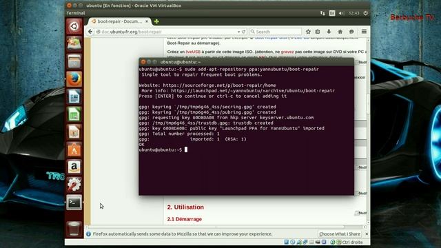 Réinstaller et Réparer le menu GRUB avec Boot Repair смотреть онлайн