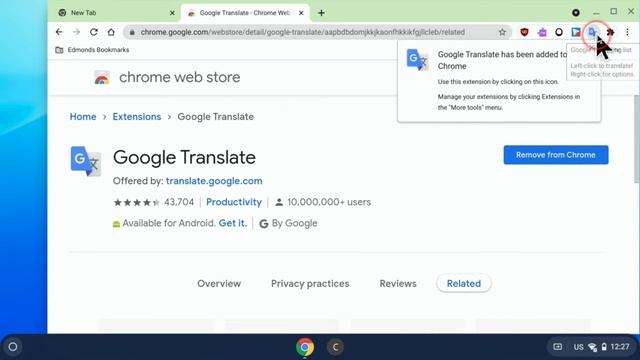 Google Translate Extension Set Up смотреть онлайн