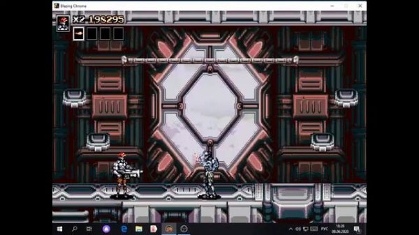 Blazing Chrome - прохождение за робота