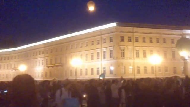 Флешмоб с небесными фонариками 25,08,12 смотреть онлайн