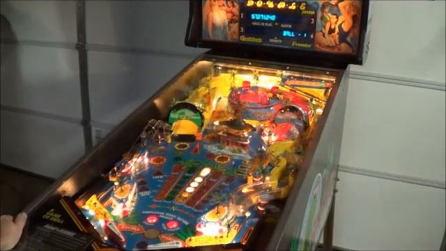 SURF N SAFARI PINBALL MACHINE BY GOTTLIEB 1991 смотреть онлайн