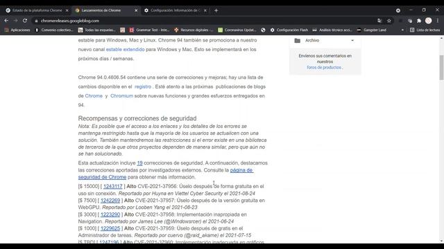 navegador google chrome version 94 смотреть онлайн