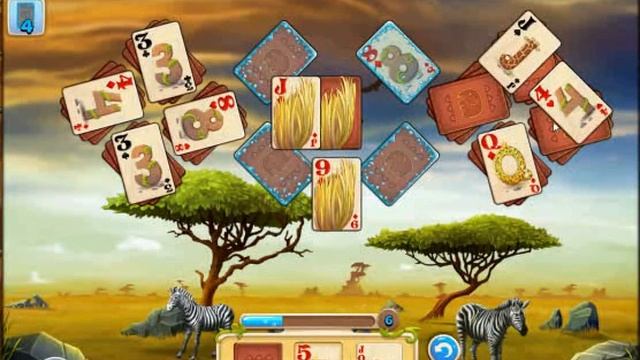 Solitaire Safari Level 31 смотреть онлайн