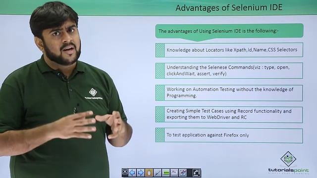 Selenium - IDE Advantages смотреть онлайн