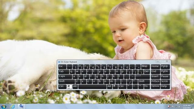 How to use Virtual Keyboard Function in Windows 7 смотреть онлайн