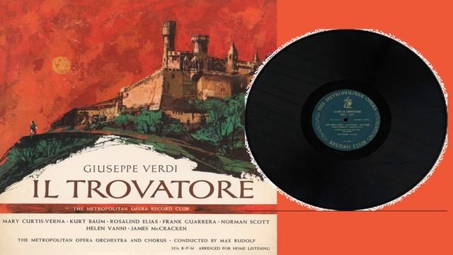 Verdi Il Trovatore K.Baum Curtis-Verna Guarrera R.Elias (Lp 1957) смотреть онлайн
