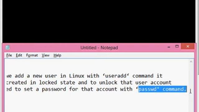 Creating a new User in Linux Server смотреть онлайн