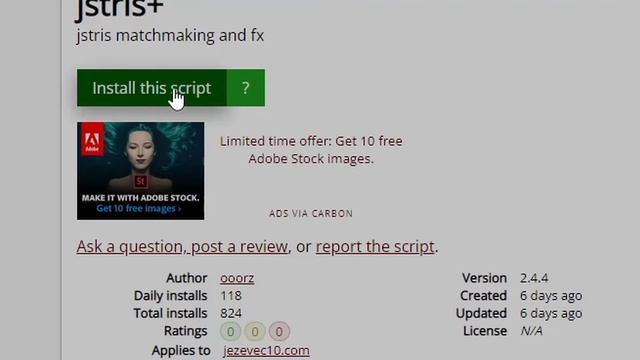 How to download JSTRIS+ (1v1 matchmaking, custom skins, sound effects and more) смотреть онлайн
