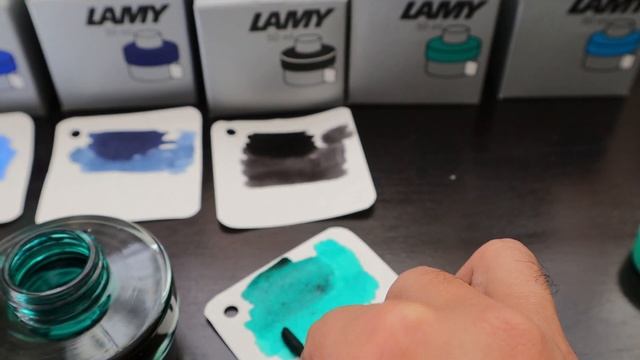 Lamy T52 Inks 50ml (Blue, Black, Blue Black, Green & Turquoise) смотреть онлайн