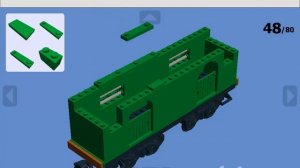 How To Build A Lego Casey Jr's Dark-Green Spare Freight Car (Dumbo)(1941)🇺🇸