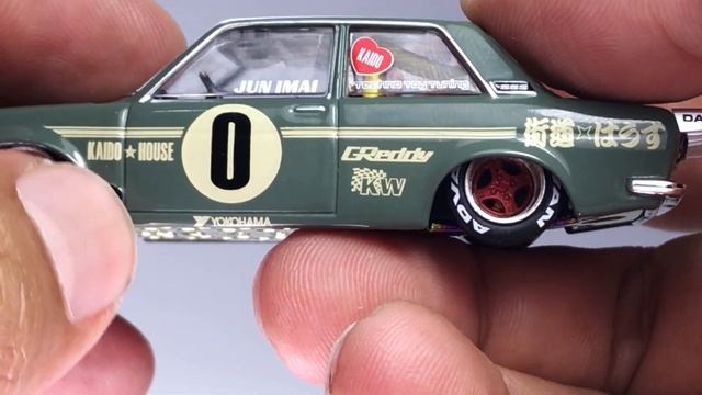 MINI GT KAIDO HOUSE DATSUN 510 PRO STREET смотреть онлайн