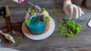 Торт тропический остров оформление 720 audiovk com