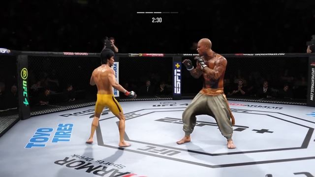 UFC4 Bruce Lee vs Fearles God EA Sports UFC 4 смотреть онлайн
