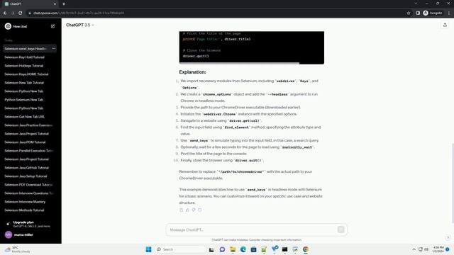 selenium send keys headless смотреть онлайн