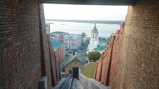 Кремлёвский фуникулёр, Нижний Новгород смотреть онлайн