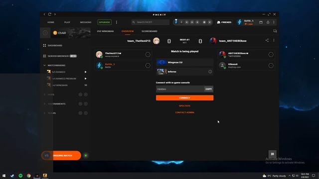 Faceit wingman 2v2 flying glitch смотреть онлайн