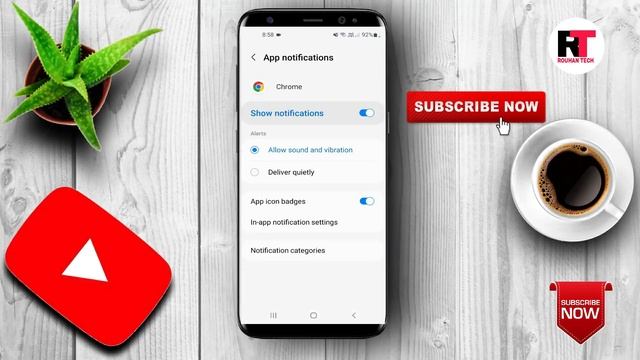 How To Disable Chrome Notifications In Android | Turn Off Chrome Notifications | Rouhan Tech смотреть онлайн