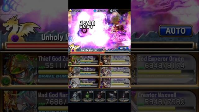 [Brave Frontier] How to defeat unholy magress - Six heroes смотреть онлайн