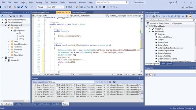 How to Display Coloumn Chart using Database values in C# | #TechnologyTalk смотреть онлайн