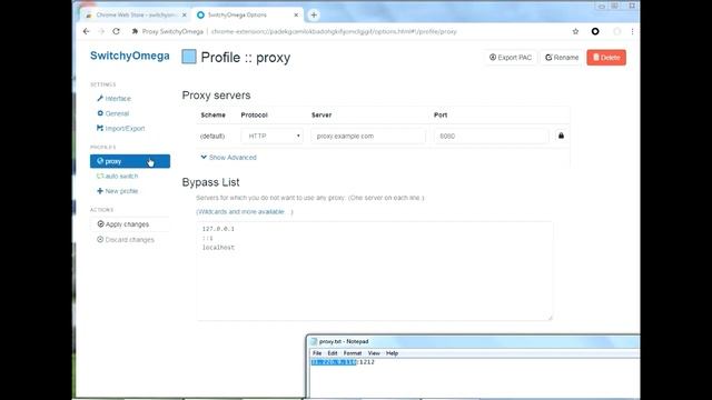 How to configure proxy using SwitchyOmega in Chrome? смотреть онлайн