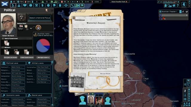 The Death of "The King!" | HOI4 The New Order Scotland #1 смотреть онлайн