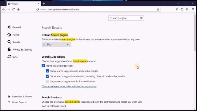 Remove Bing from Firefox Windows 10 смотреть онлайн