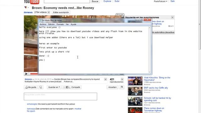 Download Youtube Videos and Flash Items with Firefox смотреть онлайн