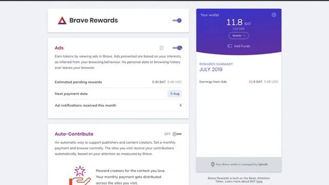 Brave Rewards Browser смотреть онлайн