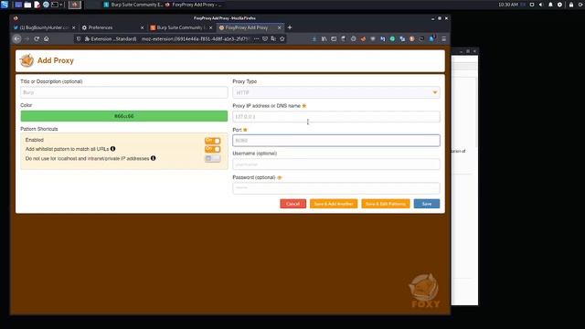 Burp-Suite: Hướng dẫn định cấu hình proxy Firefox với Burp Suite смотреть онлайн
