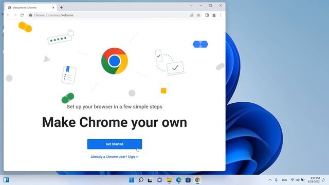 Installing Chrome, and Set as Default browser. смотреть онлайн