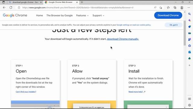 How to download Google Chrome browser|| Installing the browser смотреть онлайн