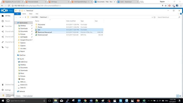IoT_01.4_Synchronize file/folder on NextCloud desktop client/web смотреть онлайн