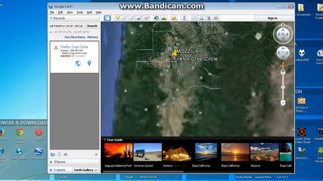 Logo Mozilla Firefox Ditemukan Di Google Earth! смотреть онлайн