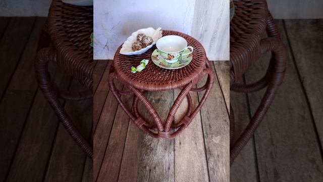 Столик плетеный ручная работа смотреть онлайн