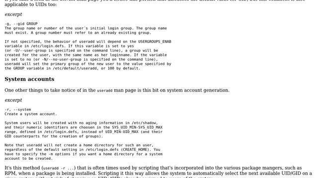 Unix & Linux: What are the dangers of creating a normal user with UID ＜ 500? (4 Solutions!!) смотреть онлайн