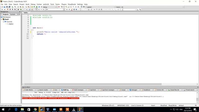 C Programming : How to output text and special commands смотреть онлайн