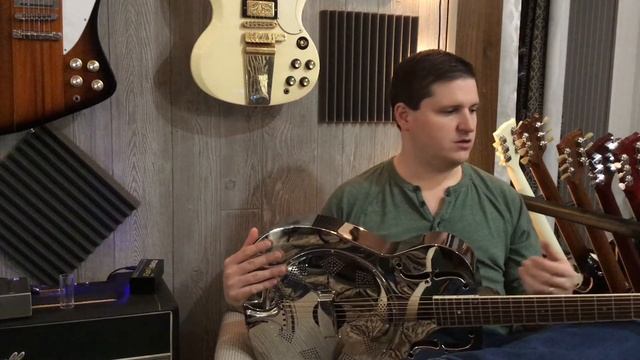 Harley Benton CLR Chrome Resonator смотреть онлайн