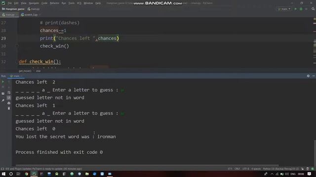 Hangman Game building Part - 5 | Putting it all together | Manual testing | Hangman game in tamil смотреть онлайн
