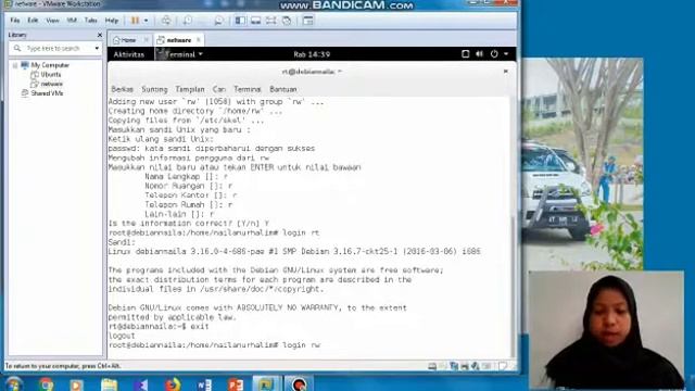 Tutorial perintah di Linux Debian untuk membuat "USER GROUP" смотреть онлайн