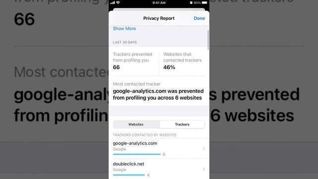 How to see Safari privacy report in iOS 14? смотреть онлайн