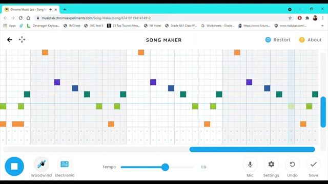 Megalonovania on Chrome music lab (Song Maker) смотреть онлайн