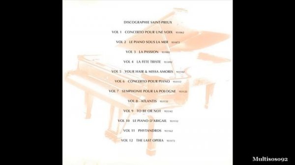 Saint-Preux - La Passion (1973) - Allegro pour harpe