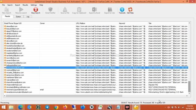 Email extracting | Bank email extracting | lead extracting | смотреть онлайн