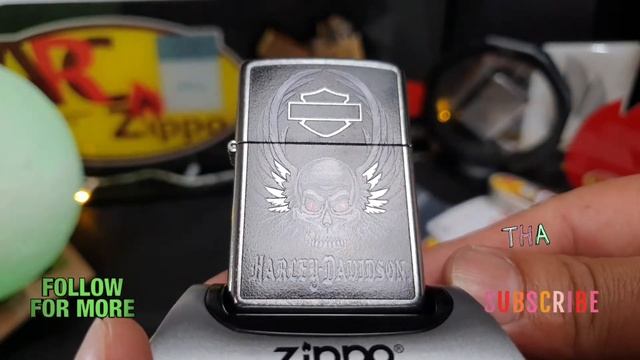 Zippo HARLEY DAVIDSON WINGED SKULL Design (29558) Street Chrome Lighter | Zippo Regular | ARCz-165 смотреть онлайн