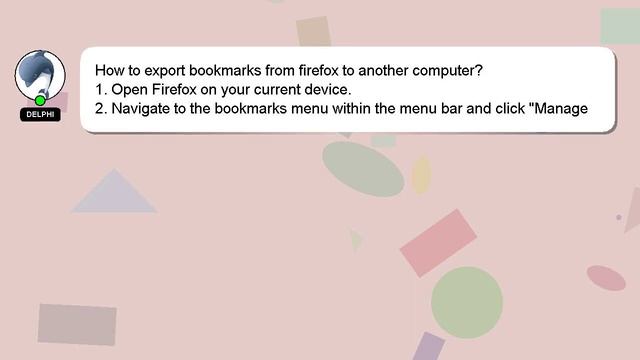 How to export bookmarks from firefox to another computer? смотреть онлайн