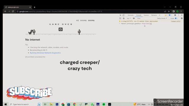 Chrome dino game hack👨💻 смотреть онлайн